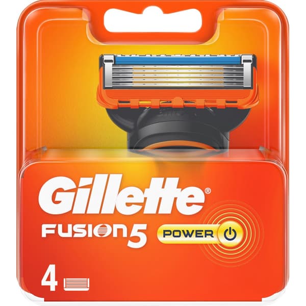 Gillette Fusion5 Power -terät, 4 kpl