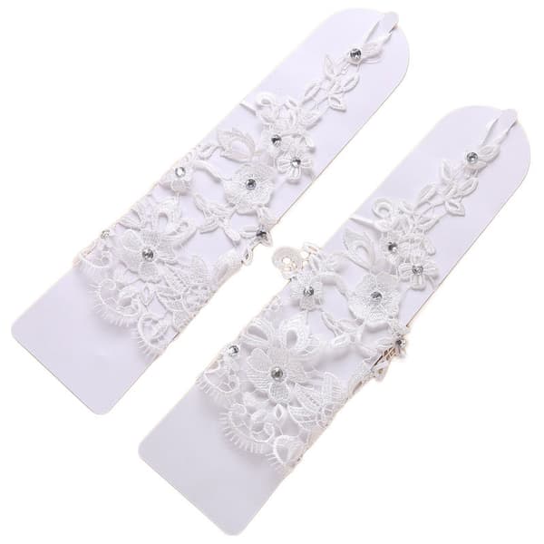 New Wedding Accessories Fingerless Sequins Rhinestone Wedding Lace