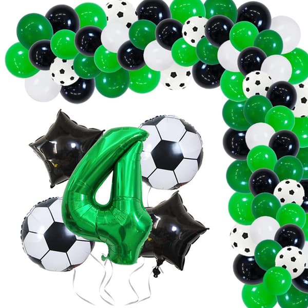 Fodbold Aluminiumfolieballon-Nummer 4