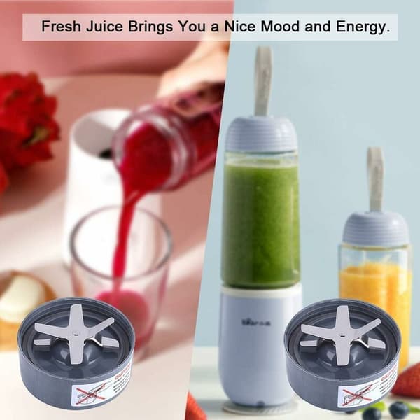 Reservedel til krydsekstraktor med rustfri stålbund til Para NutriBullet Blender 600/900W (900W)