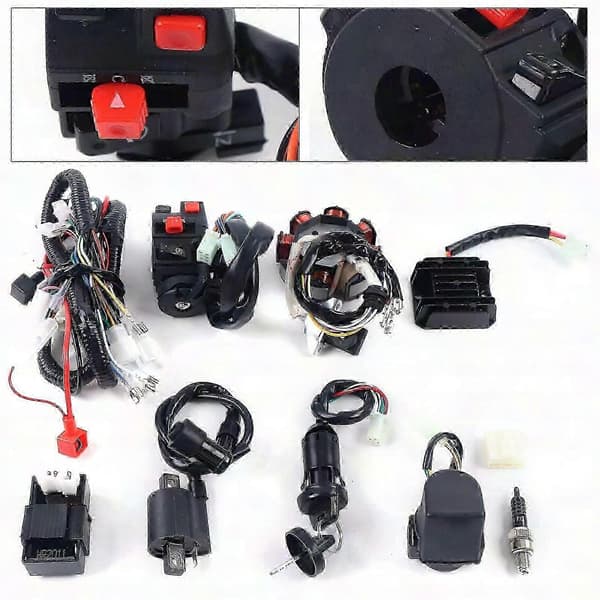 ATV Quad 150-250 300cc Komplett Kabelstamssats Elektriskt System
