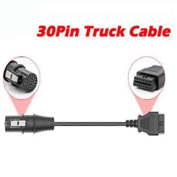 Ny OBD OBD2 16-bens adapter til IVECO 30-bens til 16-bens hun lastbil OBD2 kabel OBDii stik lastbil til IVECO 30-bens ST1M743