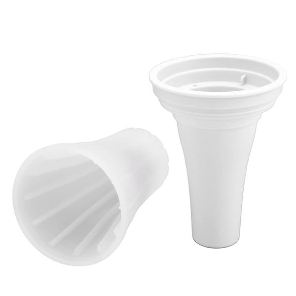 Slushie Maker Cup Quick Freeze 150ml Large Capacity Drink Making with Lid Summer White