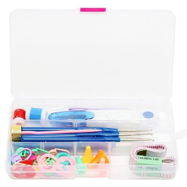 TEMPSA 16PCS Crochet Wool Needle Knitting Tool Braid Pin Accessories[DB]