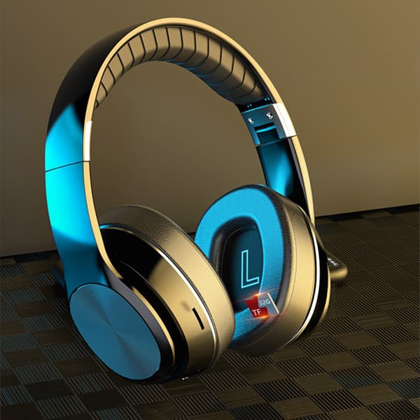 Harmony Hush Wireless Bluetooth Headphones, IPX4 Water Resistance with Foldable Design, Perfect for Workouts