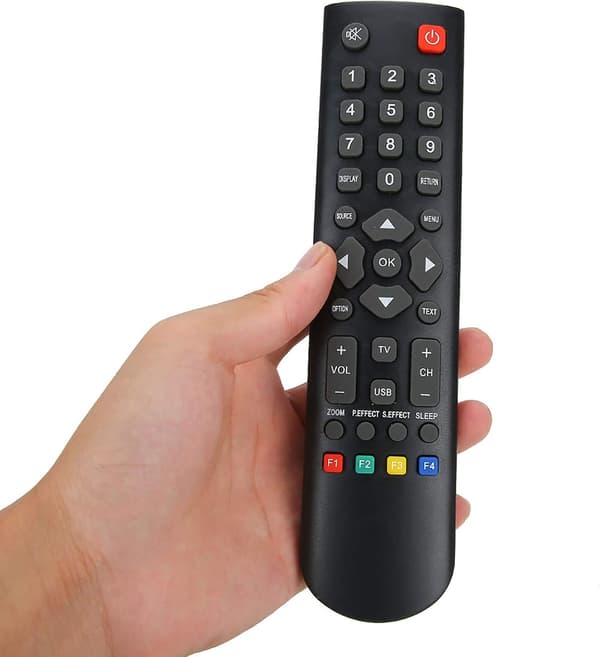 Thomson fjernkontroll - Universell fjernkontrollerstatning for Rc3000E02 Thomson Erisson Telecommande Selecline Svart
