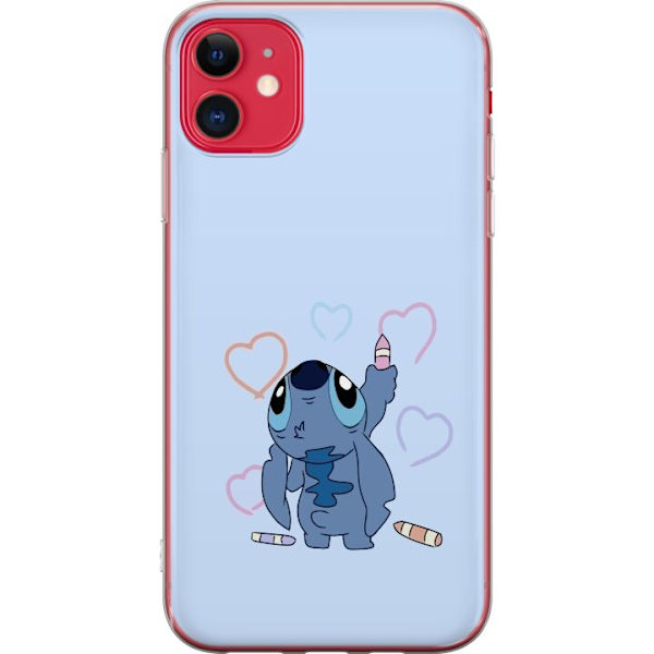 Kompatibelt mobildeksel til Apple iPhone 11 Stitch Hjerter