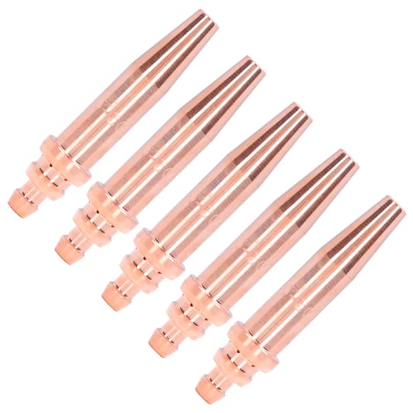 5 PCS Isobaric Cutting Tips Acetylene Torch Nozzle Replacement Gas Welding Consumables G02-0