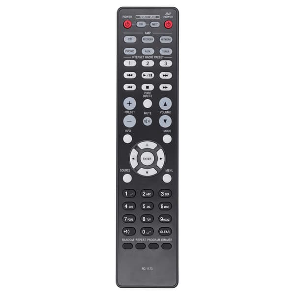 Erstatningsfjernkontroll for TV til DENON RC-1173/PMA-720AE/PMA-520AE/DCD-720AE/DCD-520AE