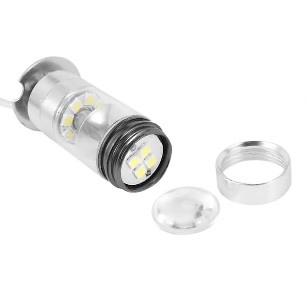 2 kpl 6000K Valkoinen LED H3 100W 2323 Auton Sumuvalolamppu DRL