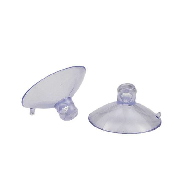 20 pcs small transparent plastic suction cups - 35mm