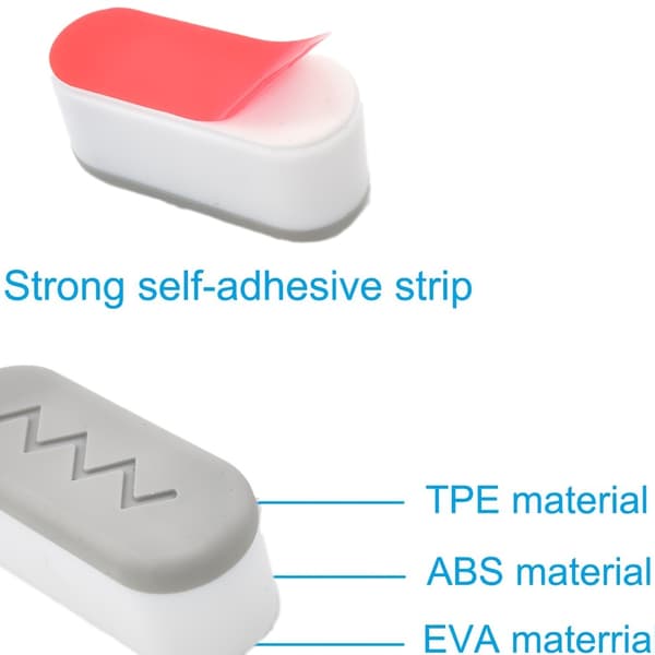 4 stk Toalettsete Bumper, Bidésete Bumpers Med Sterk Buffer Og Selvklebende Funksjon For Bidéfeste, Hold Din Toa [DB] 4 pcs