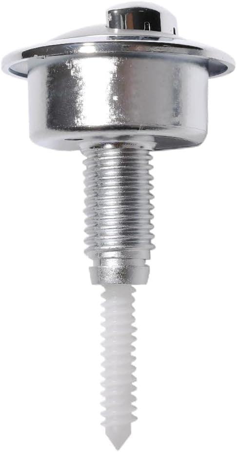 Dual Flush Toilet Button - Chrome Toilet Button 3/6L - Universal Toilet Tank Push Button with Easy Installation