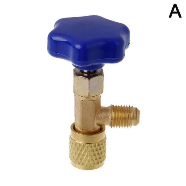 For R22 R134a R410A Gass 1/4 SAE Auto AC-boksåpner Ventilflaskeåpner I2F1 One size A one size