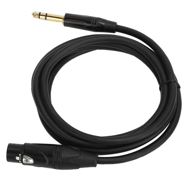 Balansert XLR hunn til 1/4-tommers Jack sammenkoblingskabel - 2m / 6.6ft