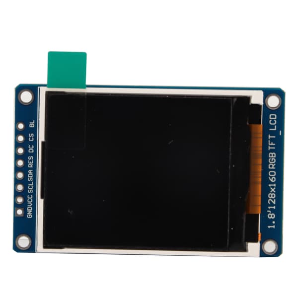 Farge LCD-skjermmodul - 1,8 tommer, 128x160 TFT-kontroller