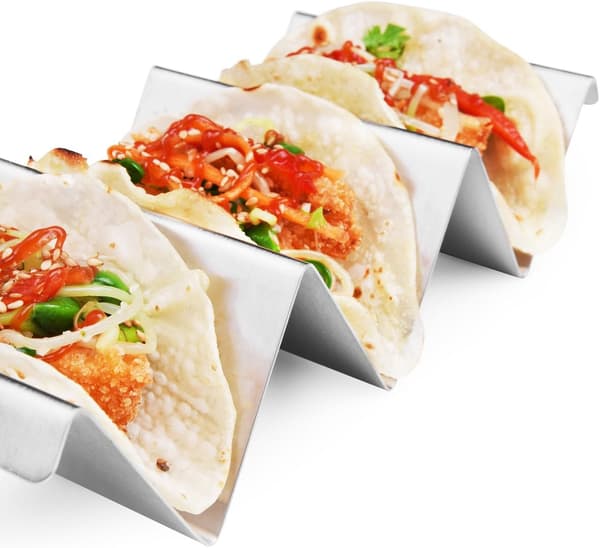 Tacoholder 4-pak - Tacostativ i rustfrit stål Stativbakke-FA6-