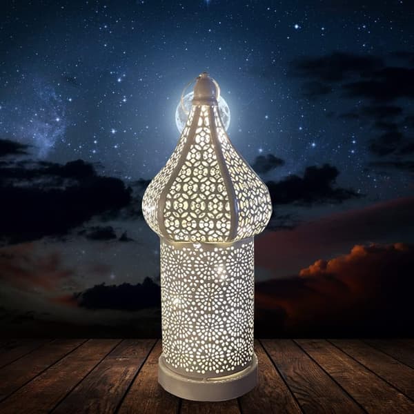 1 stk. Marokkansk lanterne, batteridrevet lampe