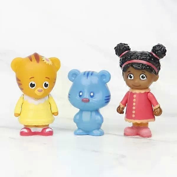Daniel Tigers grannskap vänner och familj figurer (10-pack)