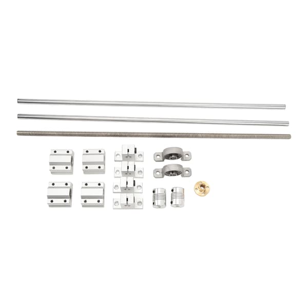 Linear Motion Kit Rod Shaft Guide Screw Support Bearings Couplings 3D Printer Power Transmission Set
