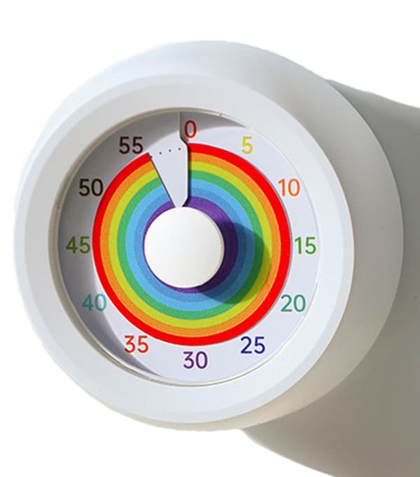 Visuel Timer 60 Minutter, Timer med Type-C-opladning, Justerbar Lydstyrke, til Klasseværelse og Børn