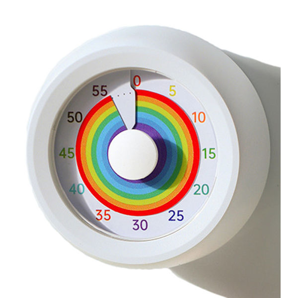 Visuell Timer 60 Minutter, Timer med Type-C-lading, Justerbart Volum, for Klasserom og Barn