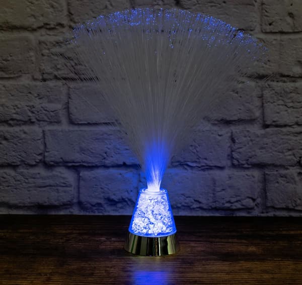 Fiberoptisk lampe / fiberlampe - Vælg farve multifølge