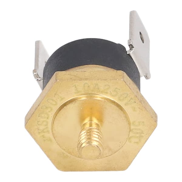 5 PCS KSD301 Copper Thermostat Bimetal Normally Closed M4 Snap Disc Temperature Switch 250V 150C