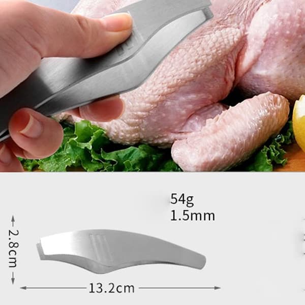 Fiskpincett i rostfritt stål – slitstark, kompakt – 2-pack
