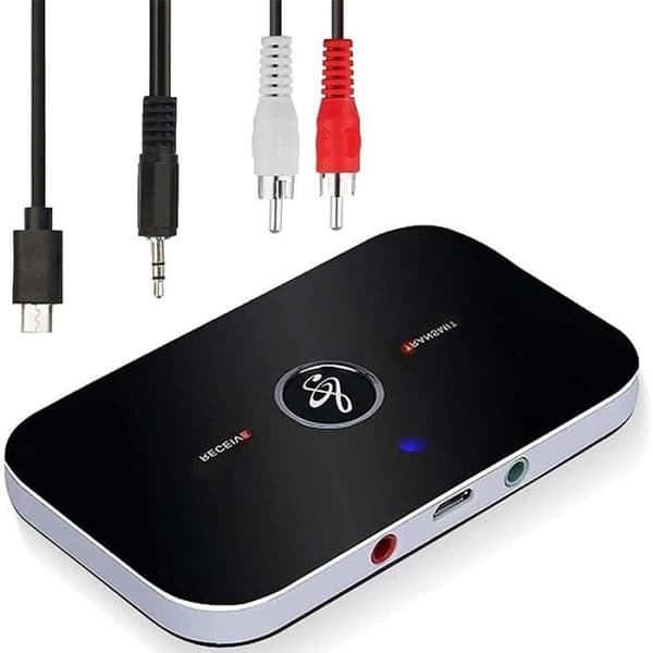 Bluetooth-sender/-modtager 5.0 2-i-1 Bluetooth-lydsender/-modtager med 3,5 mm lydudgangsadapter/konverter[DB]