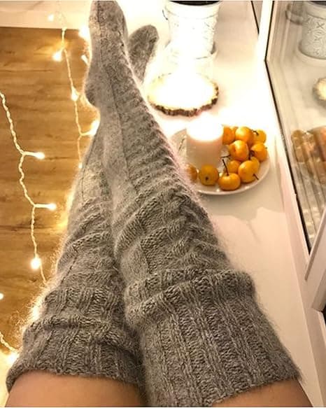 Snuggs Cozy Socks Long Knee-High Snuggle Paws High Socks