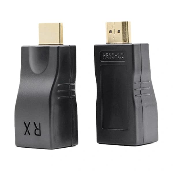 HDMI-forlænger HDMI til RJ45 over Cat 5e/6 Netværk LAN Ethernet-adapter 4K 1080p Ny