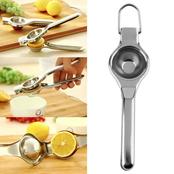 Manuel Frugtpresser i Rustfrit Stål - Multifunktionel Citruspresser / Citronpresser / Appelsinpresser / Limepresser / Manuel Citruspresser / Hånd...