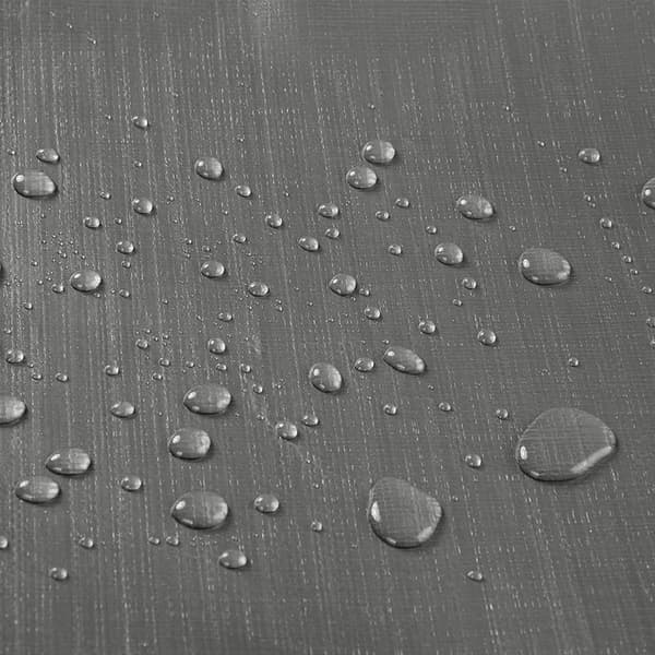 Heavy Duty Protective Sheet, Multi-Purpose Waterproof Tarp, Aluminum Eyelets for Secure Fastening, Durable, Washable, Grey, 2X3M, Tear-Resistant