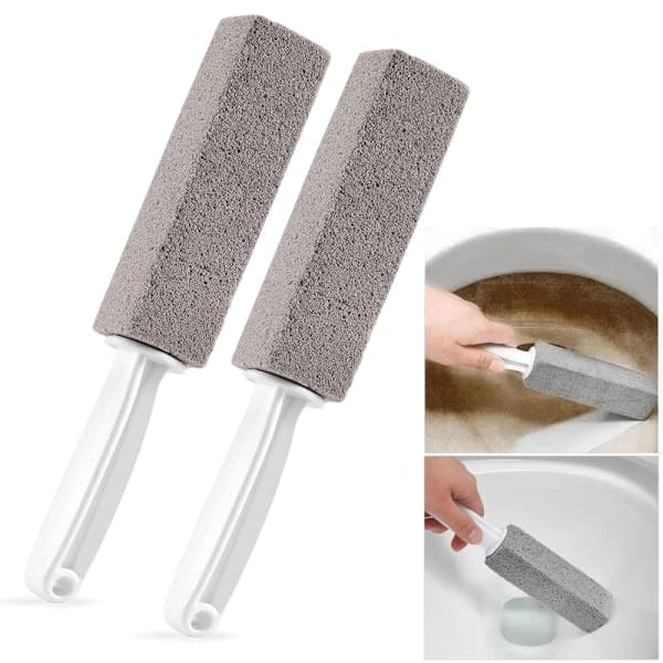 2-pack - pimpsten toalettborste - toalettrengöring - rengöring