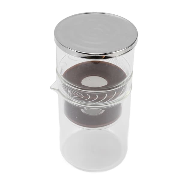 300ml Heat-Resistant Coffee Tea Brewer Dripper with Speed Control for Iced Coffee Brewing Home Office Cafe Use