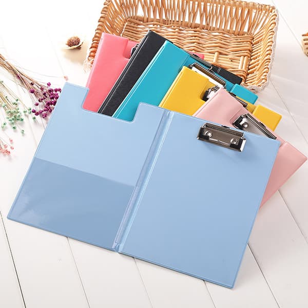 A5 Waterproof Writing Pad File Folder Document Holder School Office Stationery Supplies Random Color[ht]