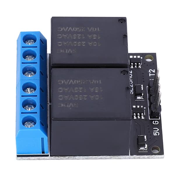 SL25A02 5V 2-Channel Bistable Self-Locking Relay Module Single Chip Low Level Control Switch