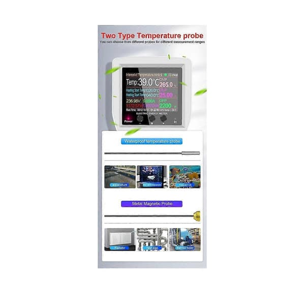 Tuya Wifi Termostat Stikkontakt 16A AC220V Digital Temperaturregulator Stikkontakt Timer Switch Sensor EU-stik