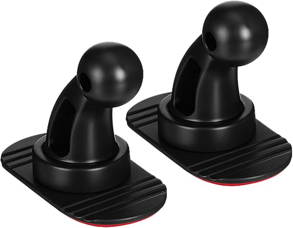 2-pack självhäftande kulledsfäste ersättning 17 mm för