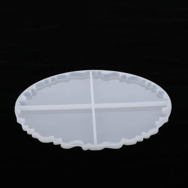 Reusable Epoxy Molds, Geode Stone Slice Flexible Silicone Mold for DIY Resin Crafts, Irregular Shapes Resin Casting Trays with Smooth Surface, High