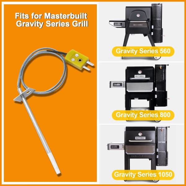 Masterbuilt Gravity Series 560 800 1050 Replacement Parts Temperature Probe Kit for Grill Smokers