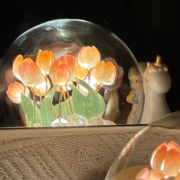 1-Pack DIY Tulip Night Light Material Package Valentine's Day Niche