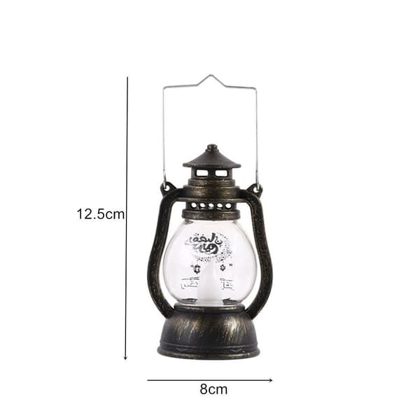 EID MUBARAK LED-vindlys Ramadan-dekorationer