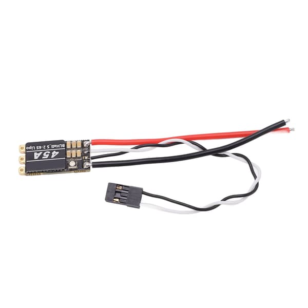 Børsteløs ESC 45A RC FPV Drone Tilbehør Integrert RGB LED-lys 4-akset UAV Svart