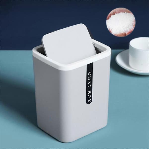 Mini Small Waste Bin Desk Trash Can Home Table Plastic Office Supplies Dustbin