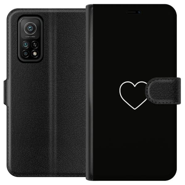 Kompatibelt lommeboketui til Xiaomi Mi 10T Pro 5G Hjerte