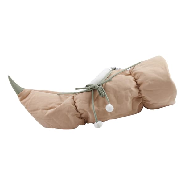 Foldable Cat Paradise, Soft and Comfortable Linen Fabric Tunnel with Non-Slip Base for Indoor Adventures, Machine Washable Sturdy Polyester Frame