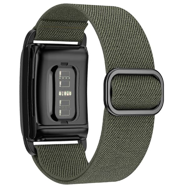 Til Whoop 4.0 fitness tracker elastisk polyester armbånd i ét stykke, armygrøn [DB] Multicolo Multicolor Army Green