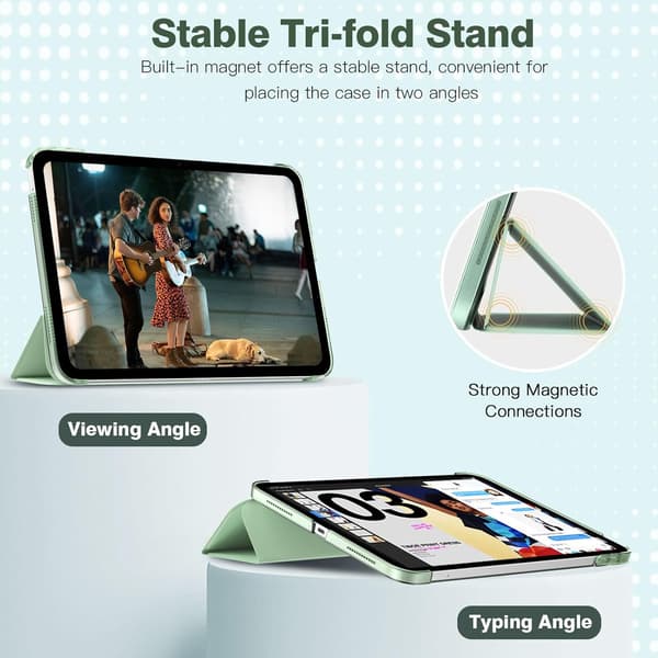 Case Compatible with iPad (A16) 11th Generation 11-inch 2025/iPad 10th Generation 10.9-inch 2022, Green